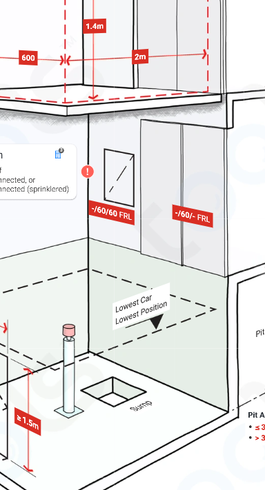 Shaft (Lifts) Building Codes & Rules Access NCC Australian